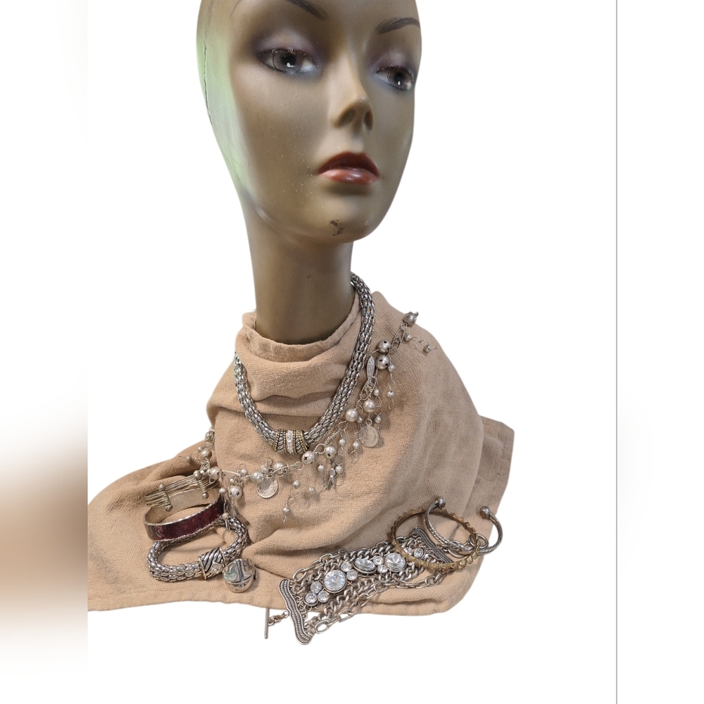 Edgy Statement Necklaces Bracelets Ring Bundle Brutalist Collectible Star WARS 9